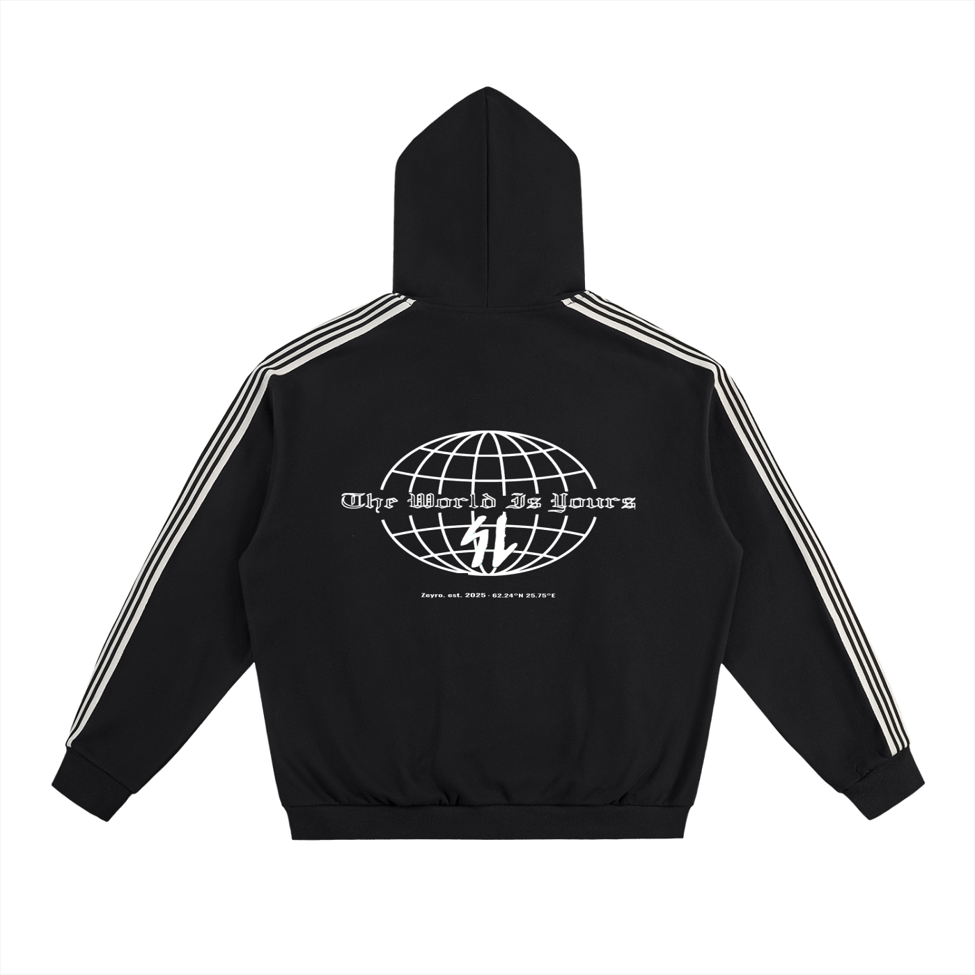 Oversized Unisex Hoodie - Soft Cotton Blend Drop Shoulder | Zeyro.